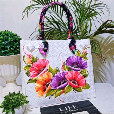 Elegant Hand Painted Bayong Bag T Idea For Her Ready Stock