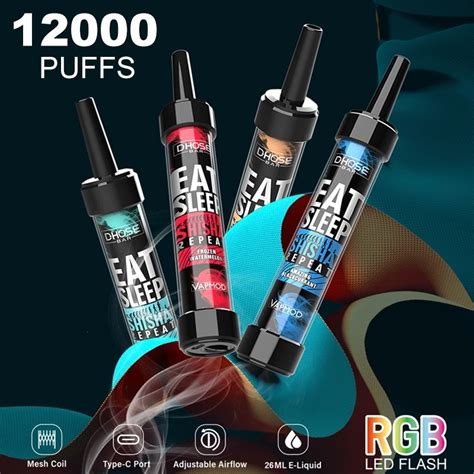 Hot Quizz 12000 Puffs 5 Nicotine 26ml Oil E Liquid Disposable Vape Pen