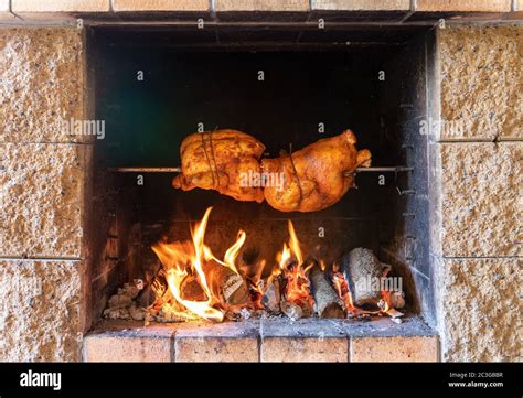 Spit Roasting Hi Res Stock Photography And Images Alamy