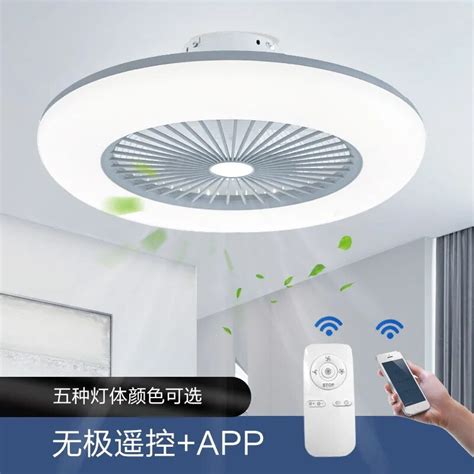 Lumin Ria Led Ultra Fina Para Teto Ventilador Controle Remoto E