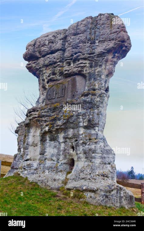 Rock formation Devil's Rock in Poland Stock Photo - Alamy