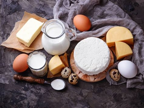 Productos Lácteos Leche Requesón Crema Agria Mantequilla Huevos