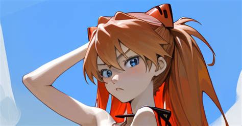 Shikinami Asuka Langley Neon Genesis Evangelion Ai Generated Bikini Pixiv