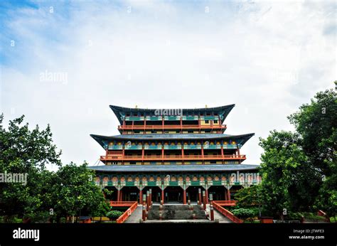 korean buddhist monastery, lumbini peace garden, nepal Stock Photo - Alamy