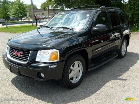 2002 Onyx Black GMC Envoy SLE 4x4 15515801 GTCarLot Car Color