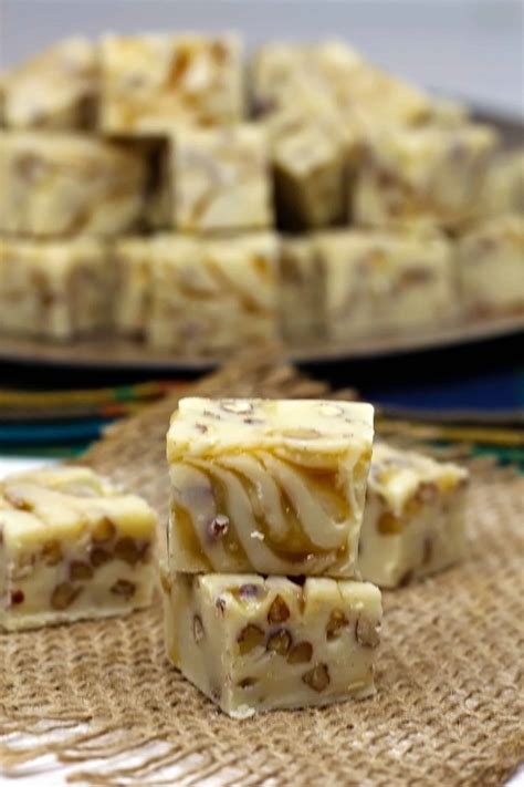 Caramel Pecan White Chocolate Fudge Sweet Pea S Kitchen