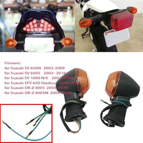 Turn Signal Indicator Light For SUZUKI DRZ400S RZ400SM SV650N 650S