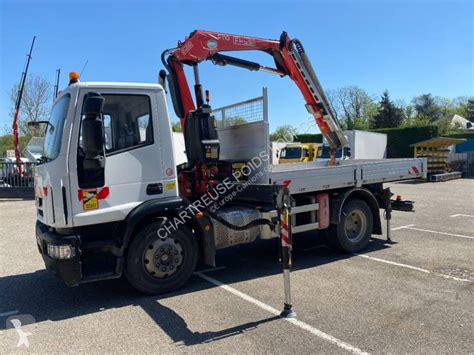 Camion Iveco Plateau Ridelles Eurocargo X Gazoil Euro Grue