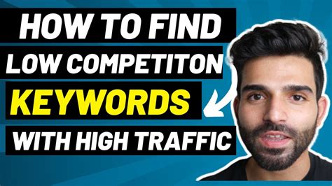 How To Find Low Competition Keywords With High Traffic Simple Easy