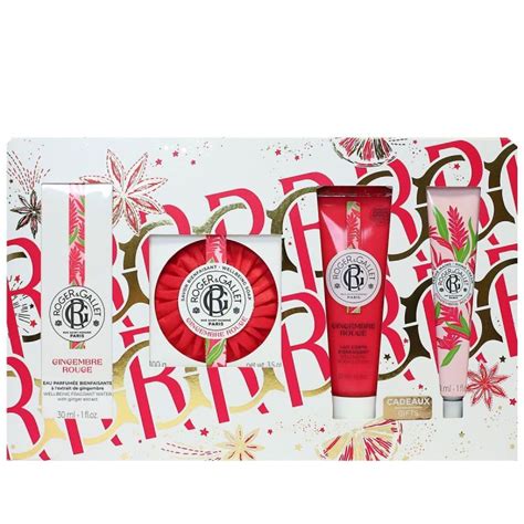 Coffret Gingembre rouge rituel parfumé 30ml savon 100g offert