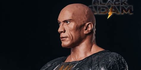 Dwayne Johnsons Life Sized Black Adam Figure Looks Shockingly Real