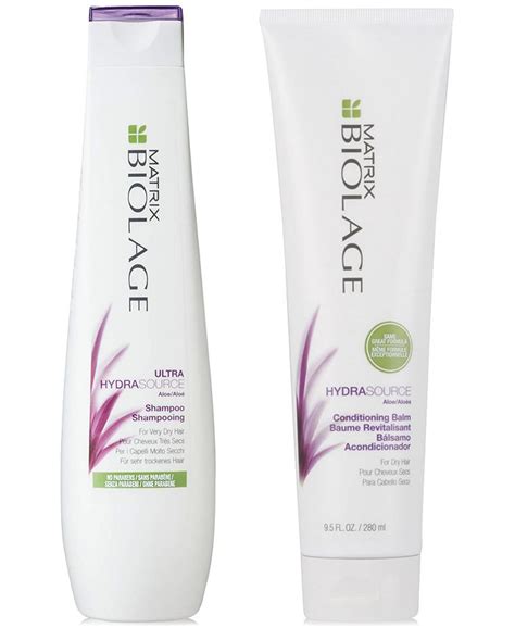 Matrix Biolage Hydrasource Shampoo 135 Oz And Conditioner 95 Oz Two Items From Purebeauty