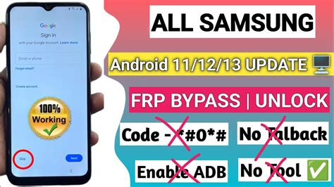 All Samsung Frp Bypass Enable Adb Fail Android New Frp