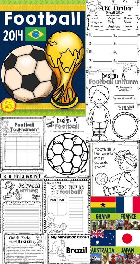 Printable Football Activity Sheets