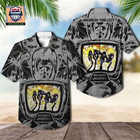 Unique Thin Lizzy Jailbreak Album Hawaiian Shirt Usalast