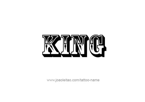 King Name Tattoo Designs | Name tattoo, Name tattoo designs, King tattoos