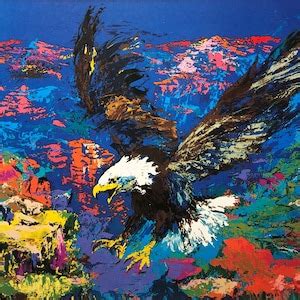 Leroy Neiman American Bald Eagle New FRAMED Print Etsy