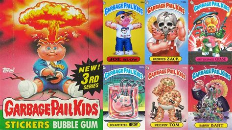 Garbage Pail Kids Series 3 And 4 Review Youtube