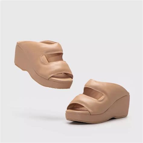 Jual Adorableprojects Annecy Wedges Nude Original Zalora Indonesia