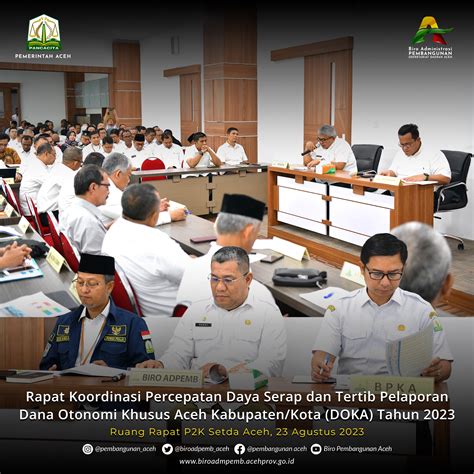 Banda Aceh Pemerintah Aceh Melalui Biro Administrasi Pembangunan