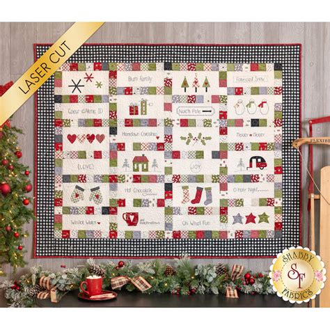 Hometown Christmas Quilt Kit Shabby Fabrics