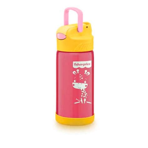 Copo Térmico Aço Inox Hot Cold ml Rosa Fisher Price Mãe Mel