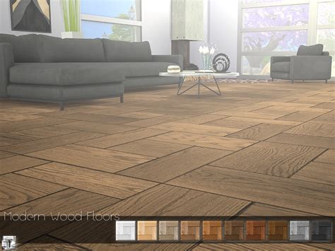 Sims 4 CC's - The Best: Modern Wood Floor by Torque