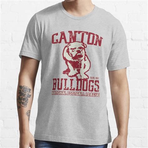 "Canton Bulldogs" T-shirt for Sale by jungturx | Redbubble | football t-shirts - defunct t ...