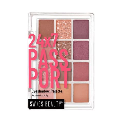 Buy Swiss Beauty 247 Passport Eyeshadow Palette Early Check In 45
