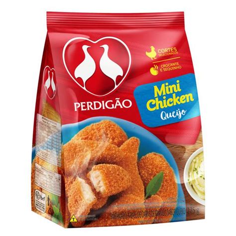 Empanado De Frango Queijo Perdig O Mini Chicken Pacote G