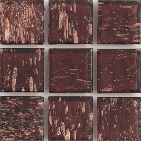 Spinel Aventurina 1x1 Glass Tile E11 399 05s American Glass Mosaics Aquablu Mosaics