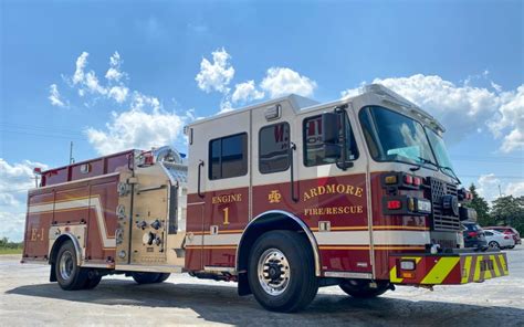 Custom Pumper Ardmore Fire Department Ok Sutphen Corporation Fire