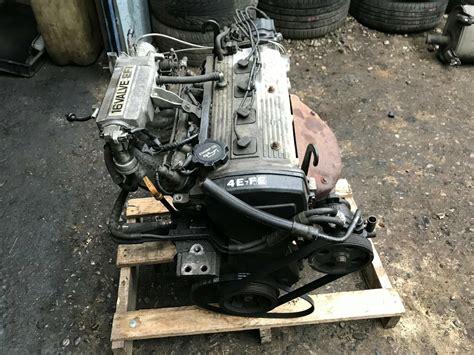 TOYOTA 4E FE COMPLETE ENGINE WITH TRANSMISSION