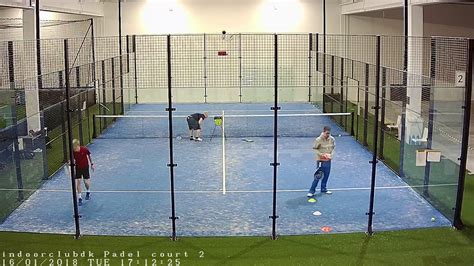 Indoorclub Dk Padelbane 2 16 01 2018 17 00 18 00 Video 1 1 YouTube