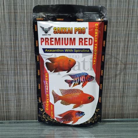 Jual SAKKAI PRO PREMIUM RED CICHLID TROPICAL 100GR PAKAN PELLET PELET