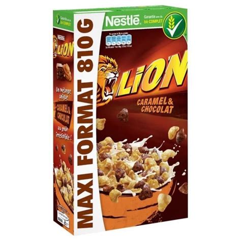 Nestl Lion Caramel Et Chocolat Maxi Format G Lot De Cdiscount