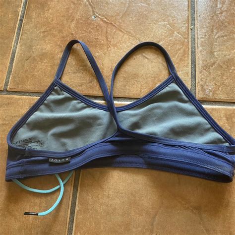 Jolyn Small Blue Bathing Suit Top Depop