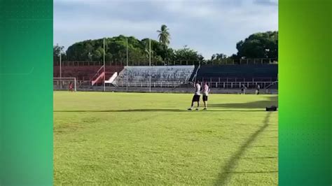 V Deo Lucas Souza Marca O Gol Da Vit Ria Do Altos Sobre O Caucaia Em