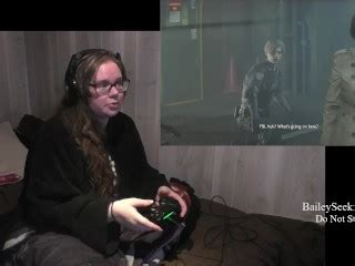 BBW Gamer Girl Drinks And Eats While Playing Resident Evil 2 Part 11 Pornhub