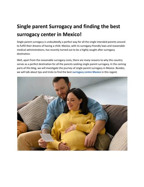 Ppt Single Parent Surrogacy And Finding The Best Surrogacy Center In