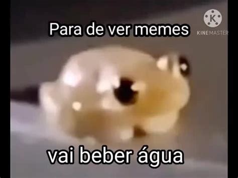 Para de ver memes vai beber água