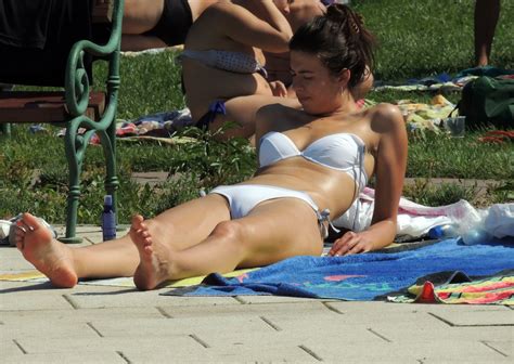 White Bikini Camel Toe U Bofrfaaa