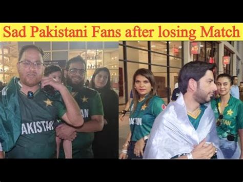 Pakistani Cricket Fans Reaction After Losing Match Pak Vs Ind Asia