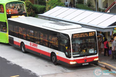 SMRT Mercedes Benz Citaro SMB160G Service 857 Land Transport Guru