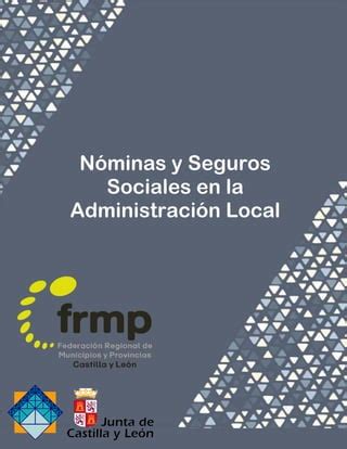 Nominas Y Seguros Sociales En La Administracion Local 1 PDF