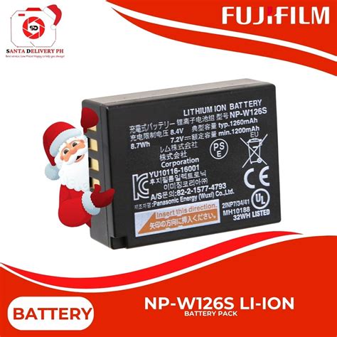 FUJIFILM NP W126S Li Ion Battery Pack Lazada PH