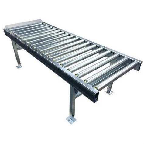 Stainless Steel Roller Conveyor Capacity 50 100 Kg Per Feet At Rs