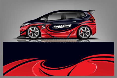 Sport Car Wrap Design Vector Truck And Cargo Van Decal Graphic