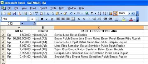 Fungsi Terbilang Excel Dalam Bahasa Inggris My Blog