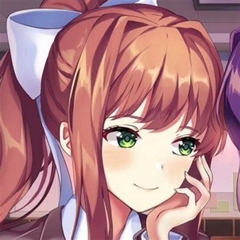 Monika Ddlc Matching Icon Anime Literature Club Anime Icons